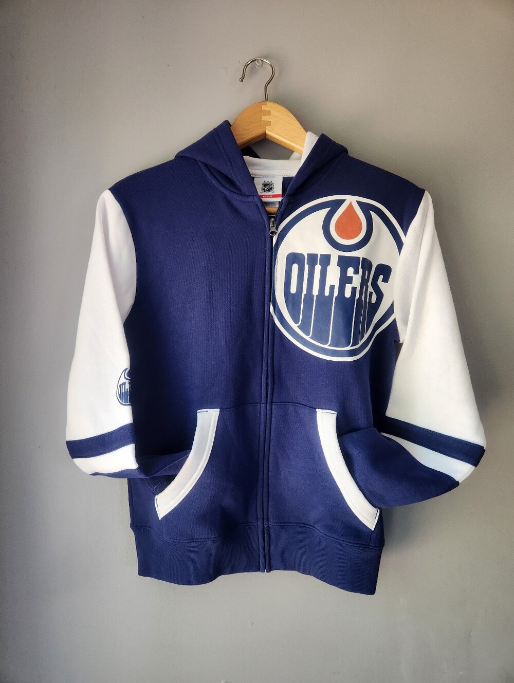 NHL Edmonton Oilers Youth Zip Hoodie